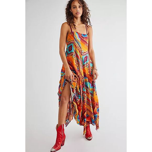 Free People NEW Size Small Sahara Desert Maxi Dresssz Small